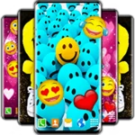 Logo of Cute Emoji Live Wallpaper android Application 