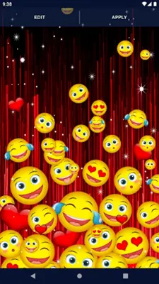 Cute Emoji Live Wallpaper android App screenshot 2