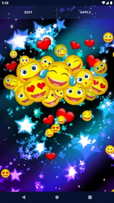 Cute Emoji Live Wallpaper android App screenshot 4